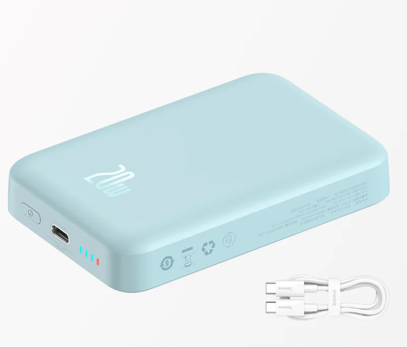 Powerbank Baseus Magnético, uma Bateria Externa Sem Fios com Tecnologia Magsafe