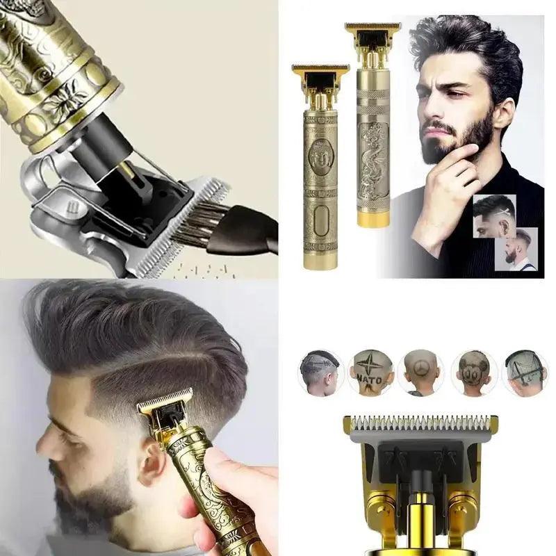 Máquina De Cabelo e Barba Masculina Designer Dragon - BrasBest