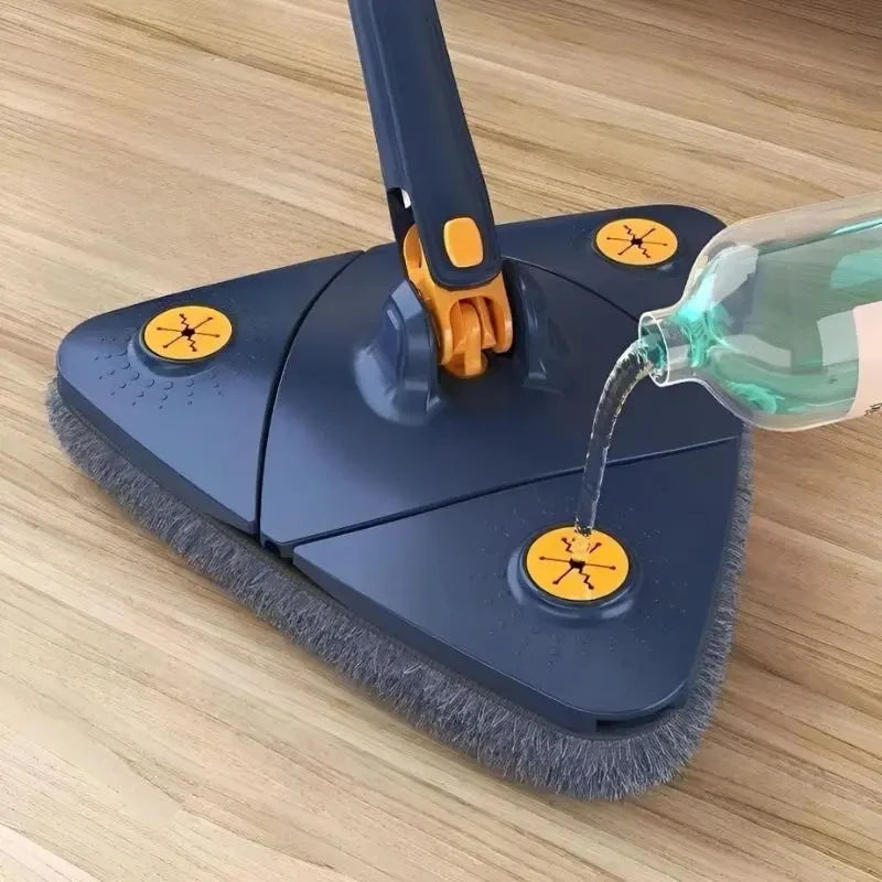 Novo Esfregão de Limpeza Triangulo Mop Para Giratória 360° Graus