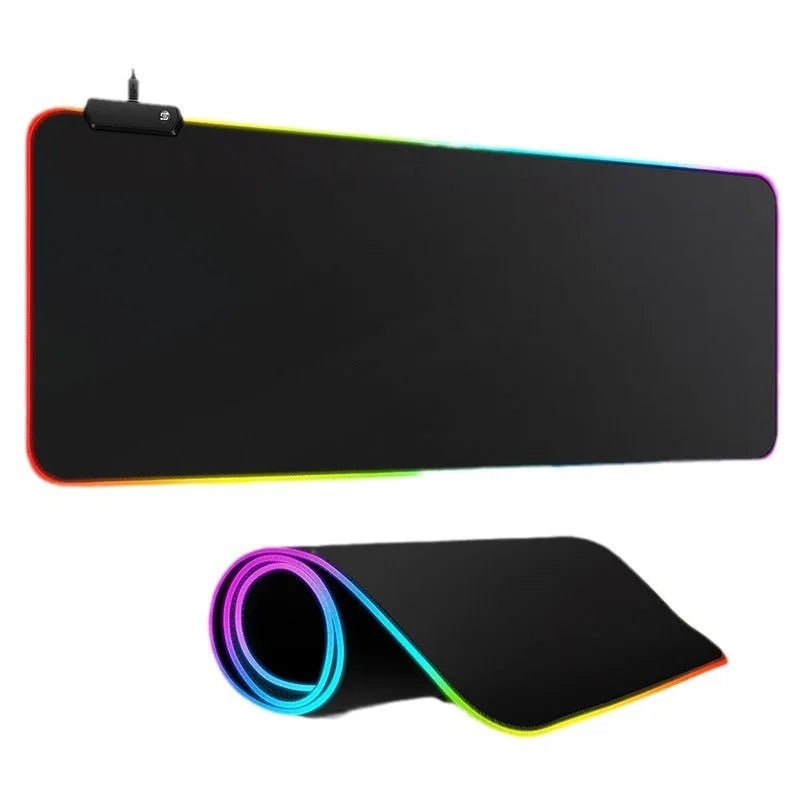 Mouse Pad Gamer LED RGB 7 Cores - Grande (80 x 30cm) com Conexão USB