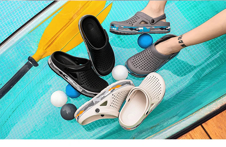 Sandália Crocs em SOFT para Pesca Esportiva e uso no dia a dia e principalmente para quem gosta de trilhas e caminhadas junto à natureza. - BrasBest