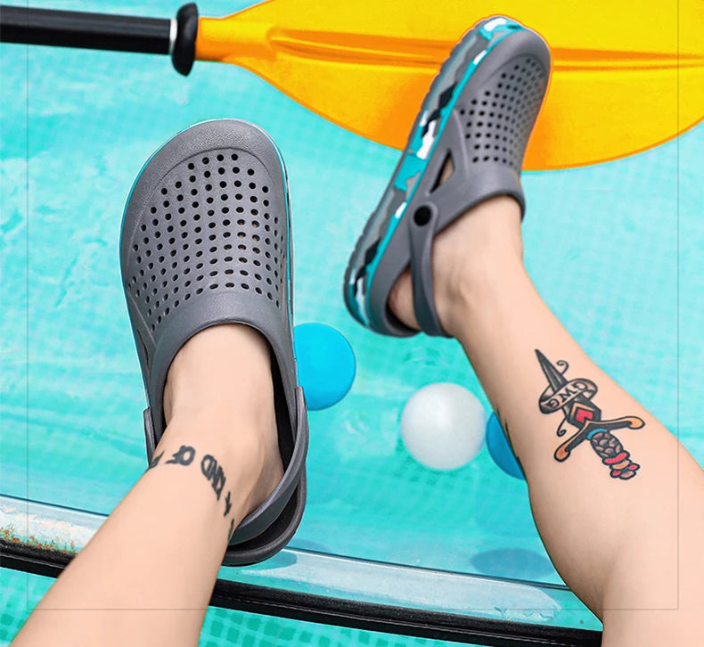 Sandália Crocs em SOFT para Pesca Esportiva e uso no dia a dia e principalmente para quem gosta de trilhas e caminhadas junto à natureza. - BrasBest