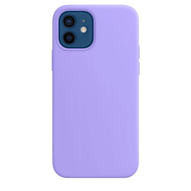 Capinha de silicone para Apple iPhone 11, 12, 13, 14, 15 Pro Max, X, XS, XR - BrasBest