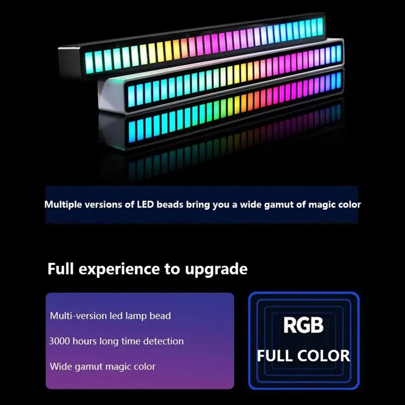 Luzes de captação RGB inteligentes LED 3D Lâmpada Ambiente Dupla Face APP de