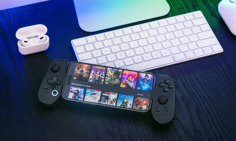 Gamepad para Celular - Controlador de Jogos para iPhone e Apple, Compatível com Xbox Game Pass, Stadia, xCloud, GeForce Now