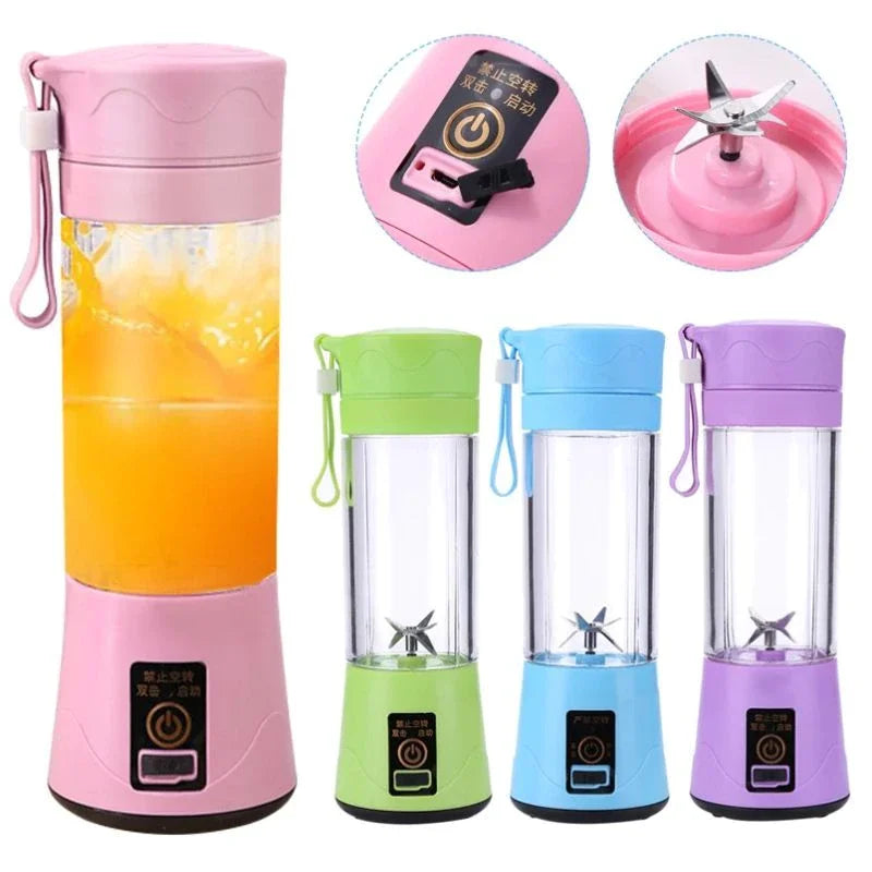 Mini Liquidificador Portátil Usb Juice Shake 6 Lâminas - BrasBest