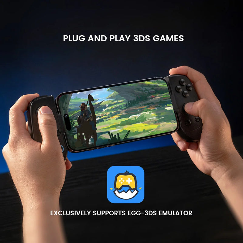 Gamepad para Celular - Controlador de Jogos para iPhone e Apple, Compatível com Xbox Game Pass, Stadia, xCloud, GeForce Now