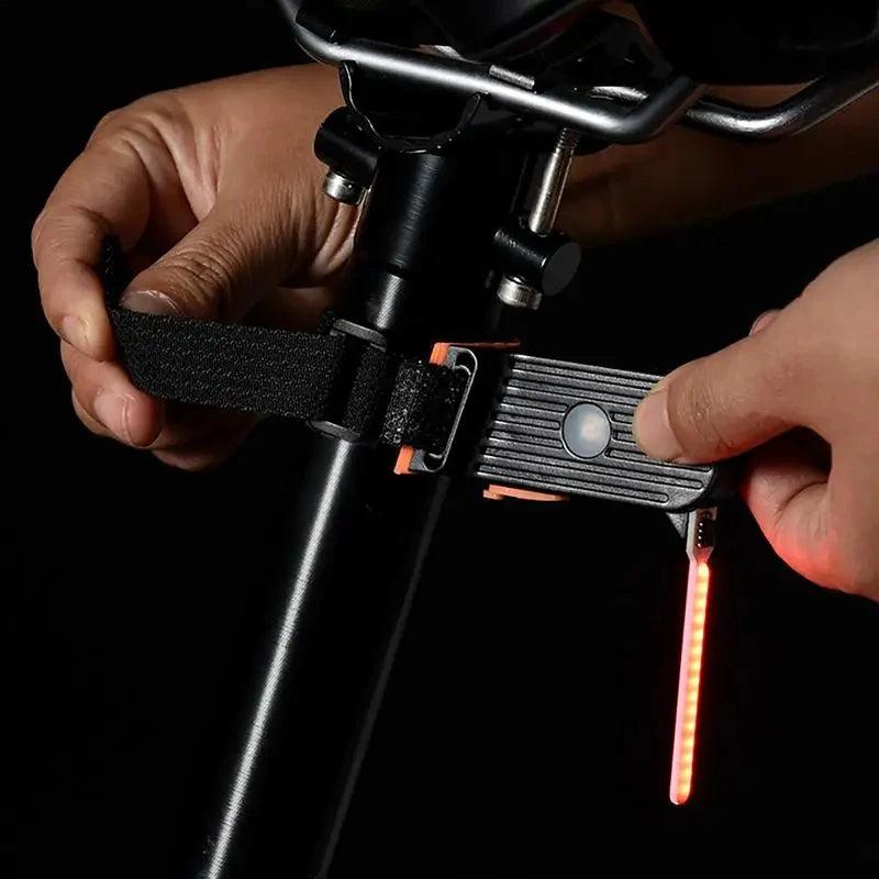 Lanterna LED Para Bicicleta Recarregável Luz Traseira Lâmpada de advertência Impermeável, MTB, Road Bike, Ciclismo - BrasBest