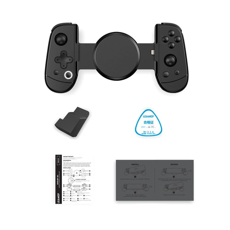 Gamepad para Celular - Controlador de Jogos para iPhone e Apple, Compatível com Xbox Game Pass, Stadia, xCloud, GeForce Now