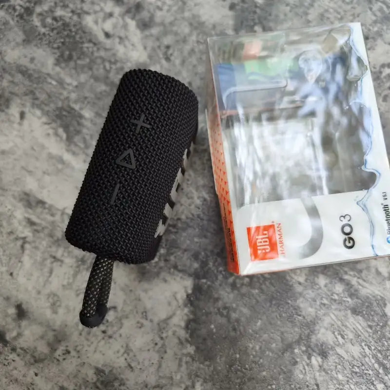 JBL-GO3 Alto-falante Bluetooth sem fio, portátil, impermeável, ao ar livre, es