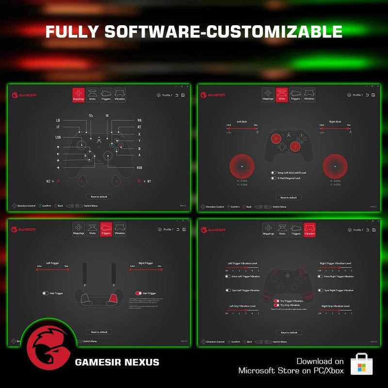 Controle para Vídeo-Game, Gamesir-g7 SE, gamepad para a série x do xbox. - BrasBest