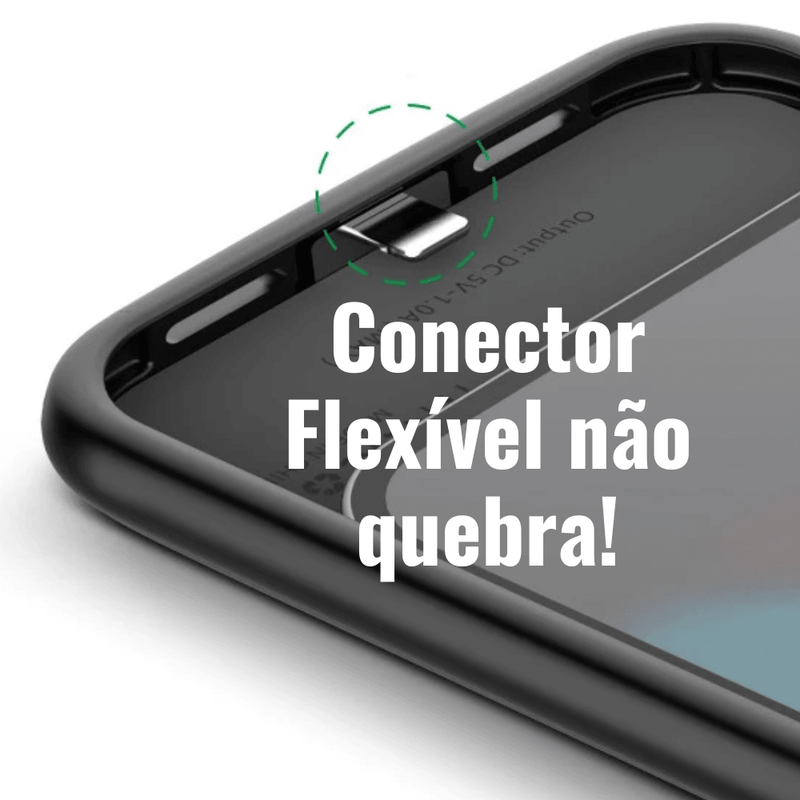 Capinha Com Bateria inteligente para iPhone - Smart Battery Case - Power Bank - BrasBest